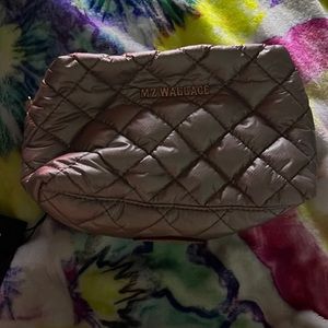 MZ WALLACE ROSE GOLD MICA POUCH